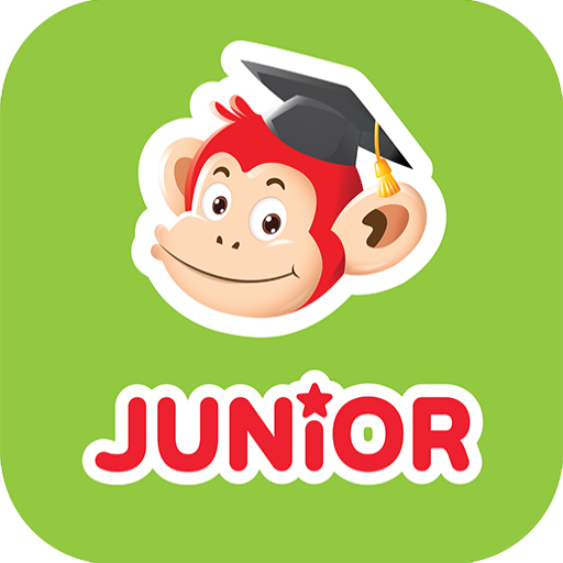 Giao diện thân thiện của app học online Monkey Junior