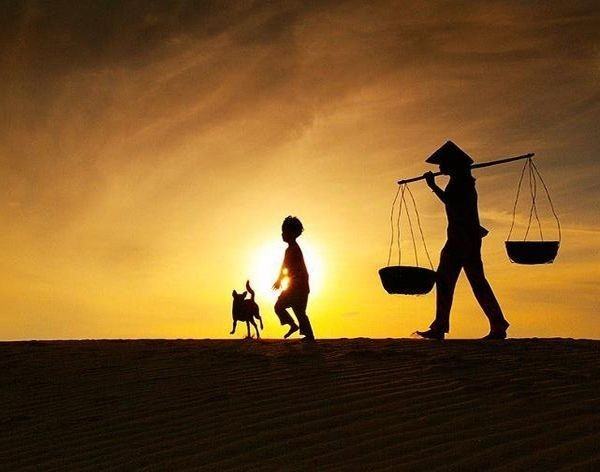 tình cảm mẹ con thiêng liêng